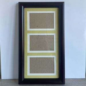 Picture Frame - Holds three 4x6 photos